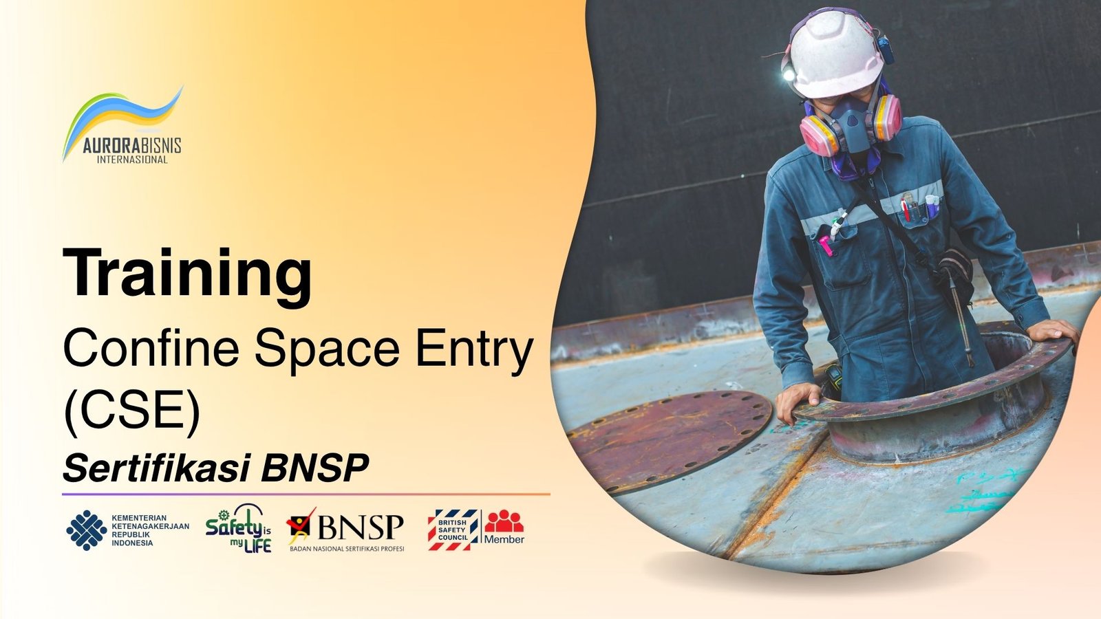 Training CSE (Confine Space Entry) Sertifikasi BNSP