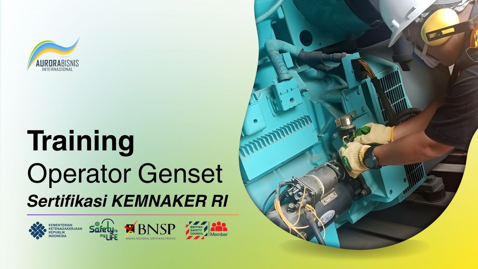 Training Operator Genset Sertifikasi KEMNAKER RI