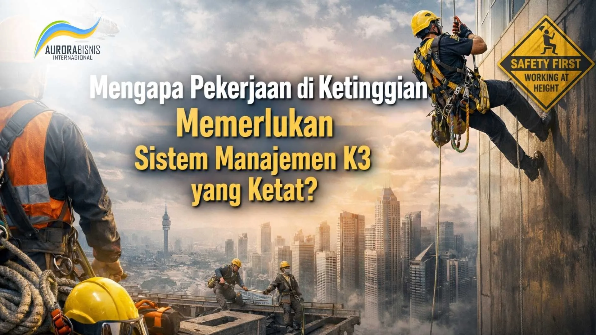 Mengapa Pekerjaan di ketinggian memerlukan sistem manajemen K3 yang ketat Mengapa Pekerjaan di ketinggian memerlukan Sistem Manajemen K3 yang ketat?
