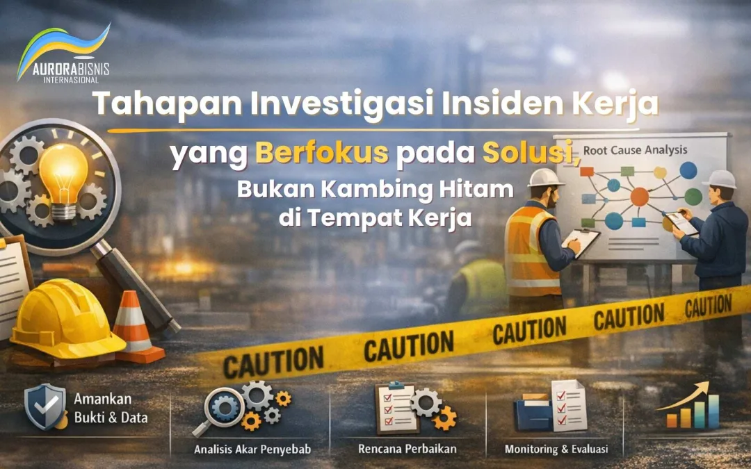 Tahapan Investigasi Insiden Kerja yang Berfokus pada Solusi, Bukan Kambing Hitam