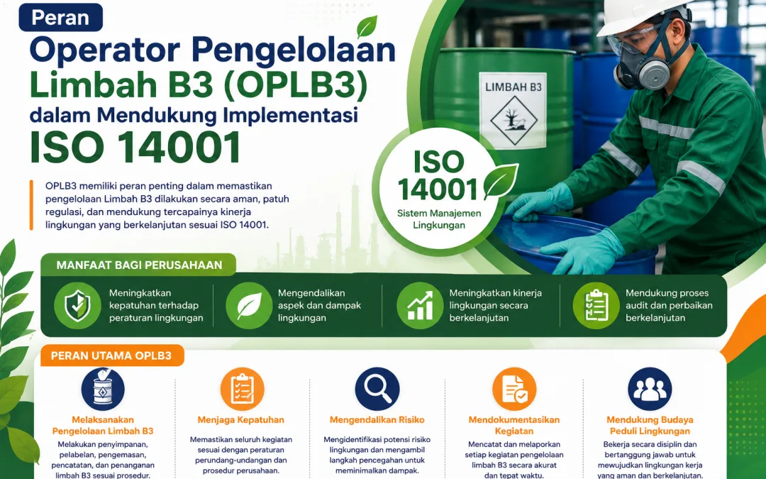 Peran Operator Pengelolaan Limbah B3 (OPLB3) dalam Mendukung Implementasi ISO 14001