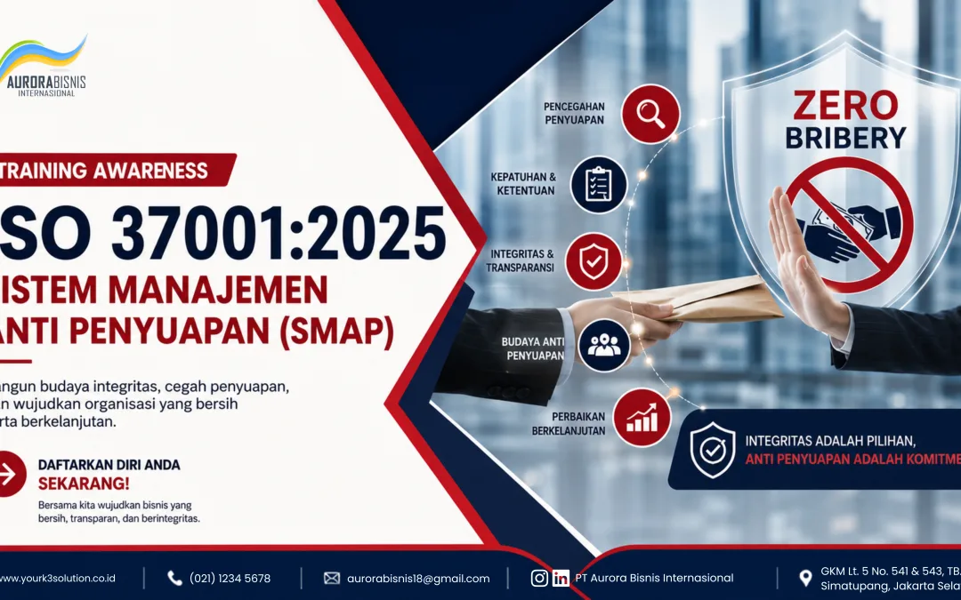 Training Awareness ISO 37001:2025 Sistem Manajemen Anti Penyuapan