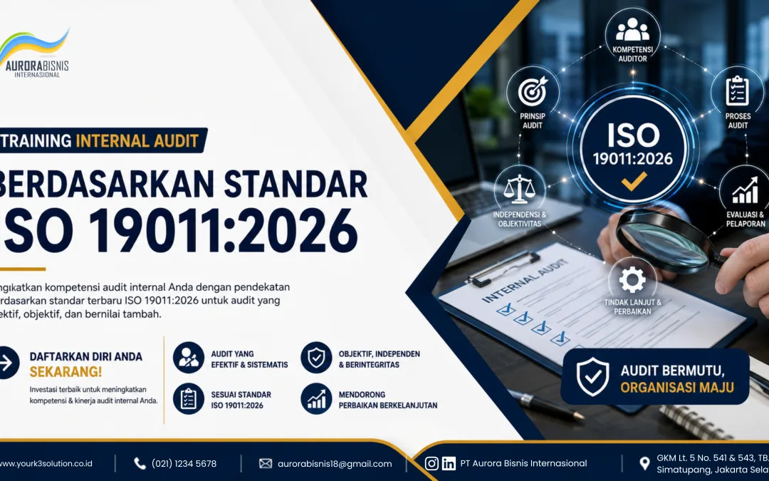 Training Internal Audit Berdasarkan Standar ISO 19011:2026
